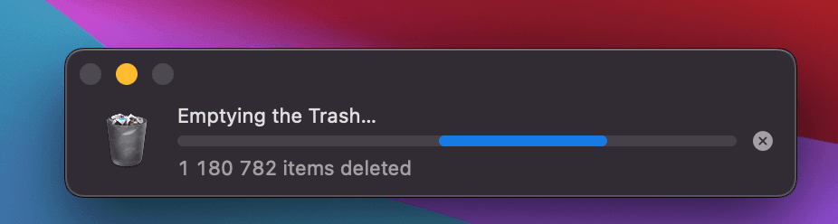 Emptying Bin