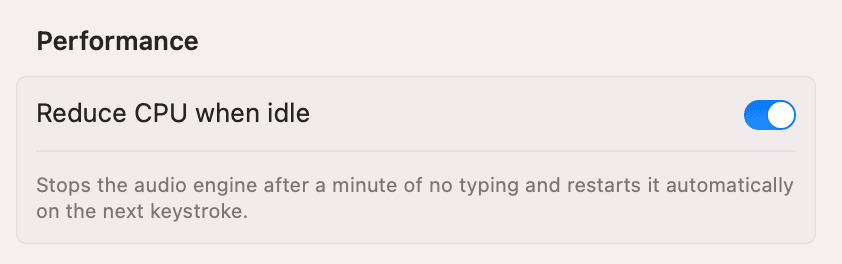 CupertinoClicks Power Saving Mode Setting