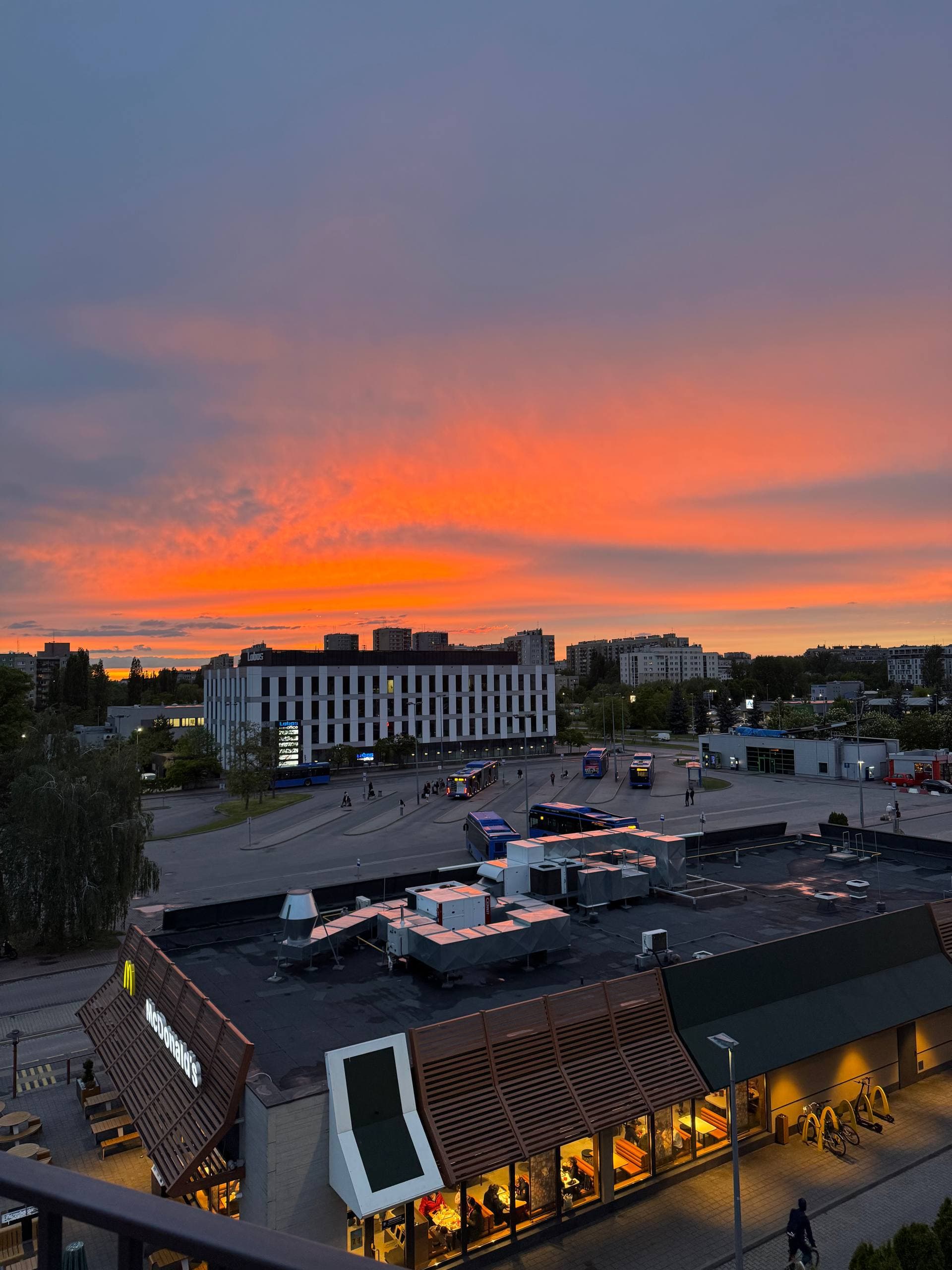 Sunset From The Balcony