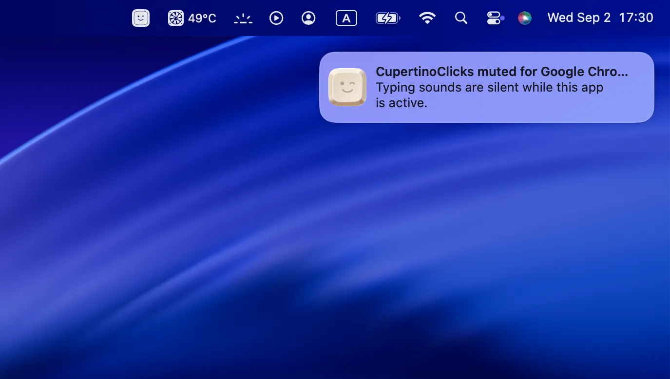 Notification When Focus Mode Is Enabled