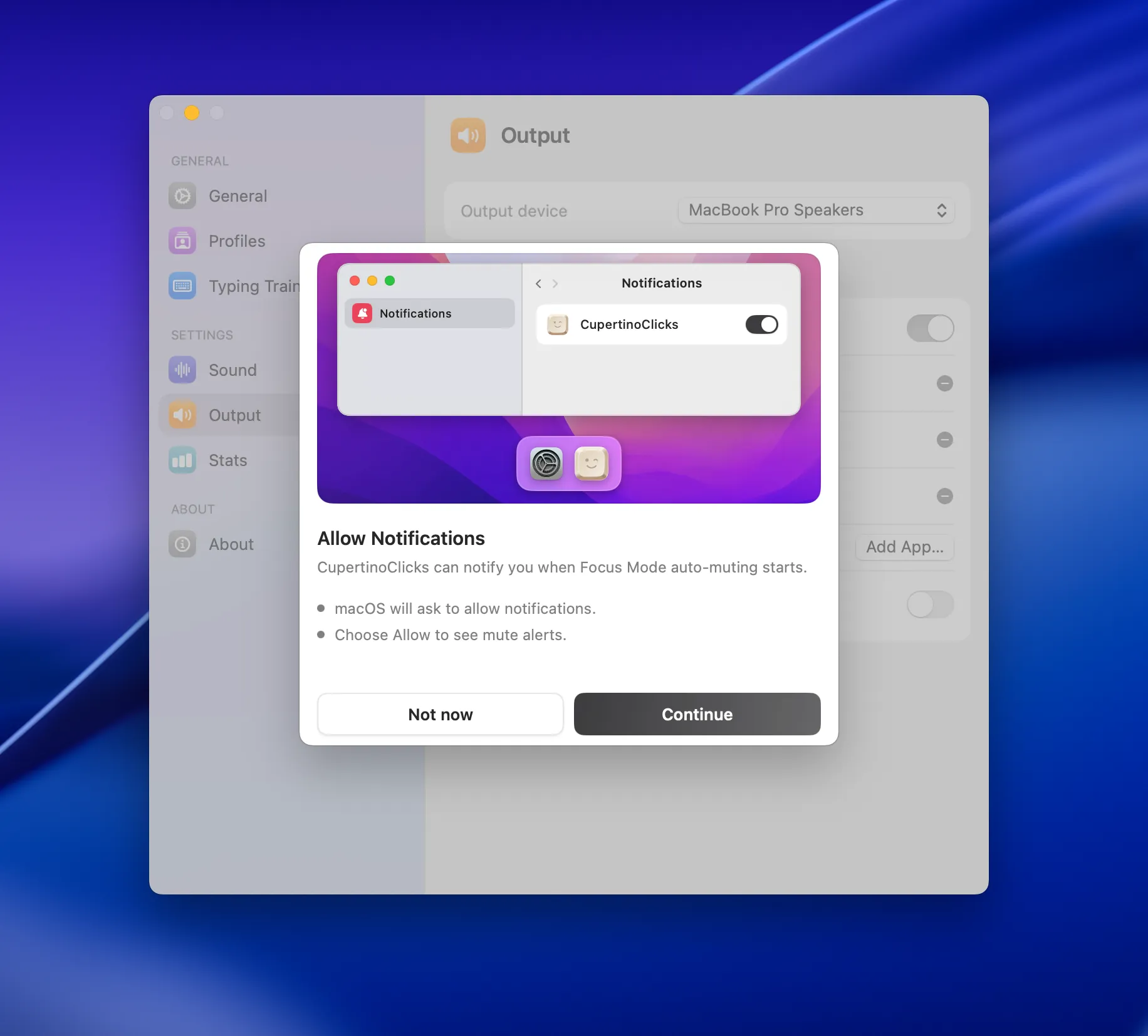 Notifications Permission Required Dialog